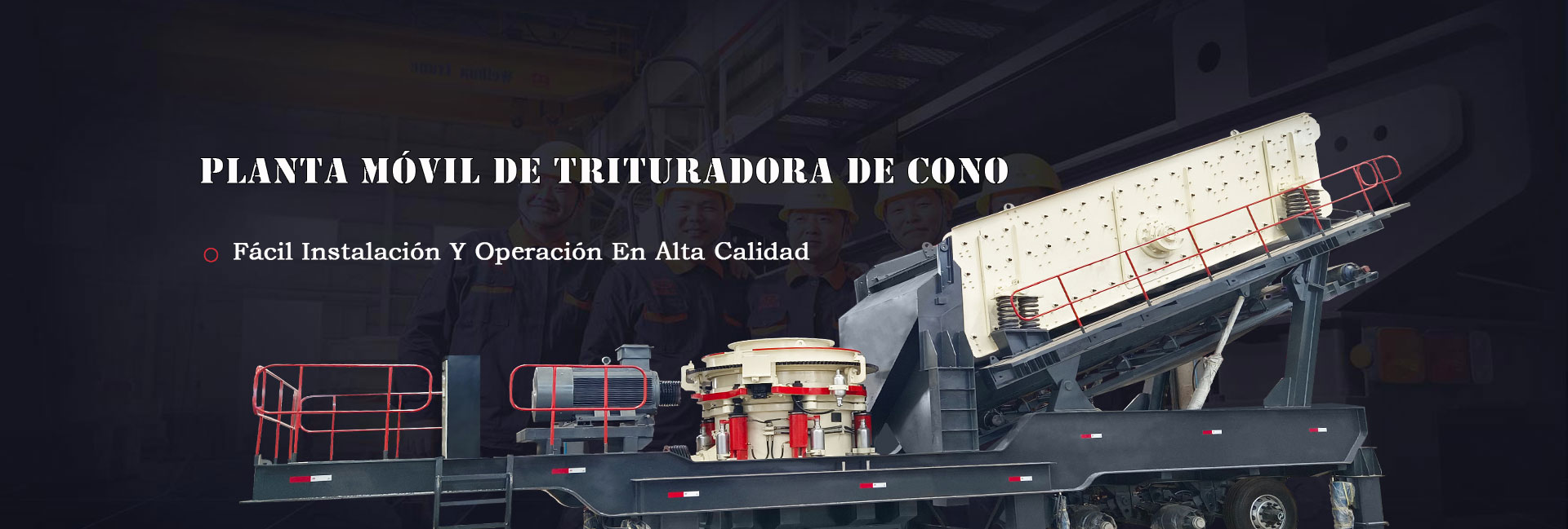 Planta Móvil de Trituradora de Cono